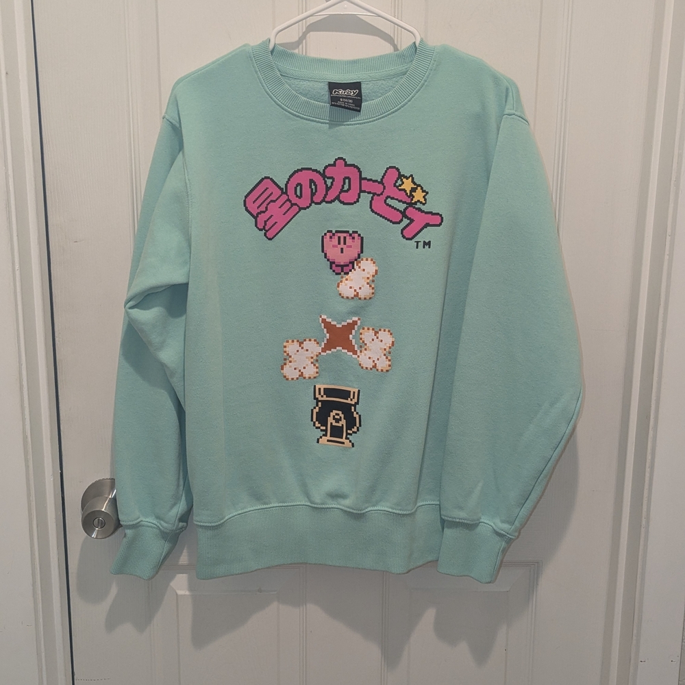Mint Green Kirby Graphic Sweatshirt